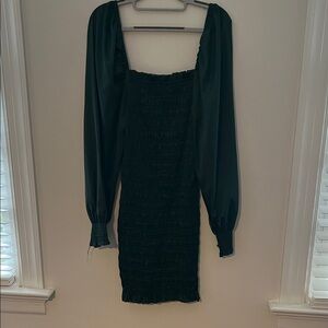 Dress Forum Dark Green Long Sleeve Dress